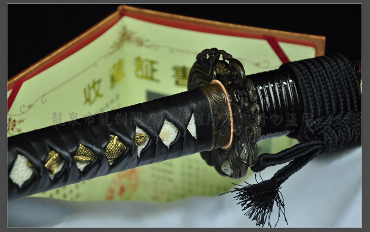 酒井忠次武士刀|三枚合烧刃|(LJG-1260)| - 知名传统刀剑锻造品牌（原龙 